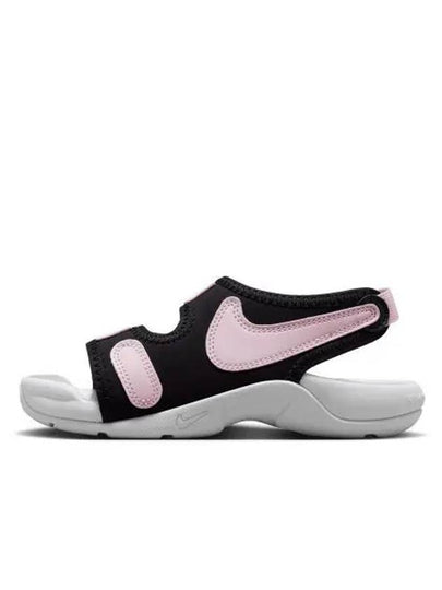 Kids Sunray Adjust 6 PS Sandals Black Pink - NIKE - BALAAN 2