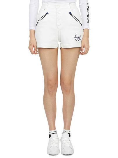 Women's Rocker Shorts White - HORN GARMENT - BALAAN 2