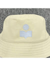 Haley Embroidered Logo Bucket Hat Ivory - ISABEL MARANT - BALAAN 7