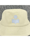 HALEY logo bucket hat ecru light blue CU001XFA A3C05A ECLU - ISABEL MARANT ETOILE - BALAAN 6