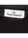 ORB Logo Cashmere Cotton Knit Top Black - VIVIENNE WESTWOOD - BALAAN 10