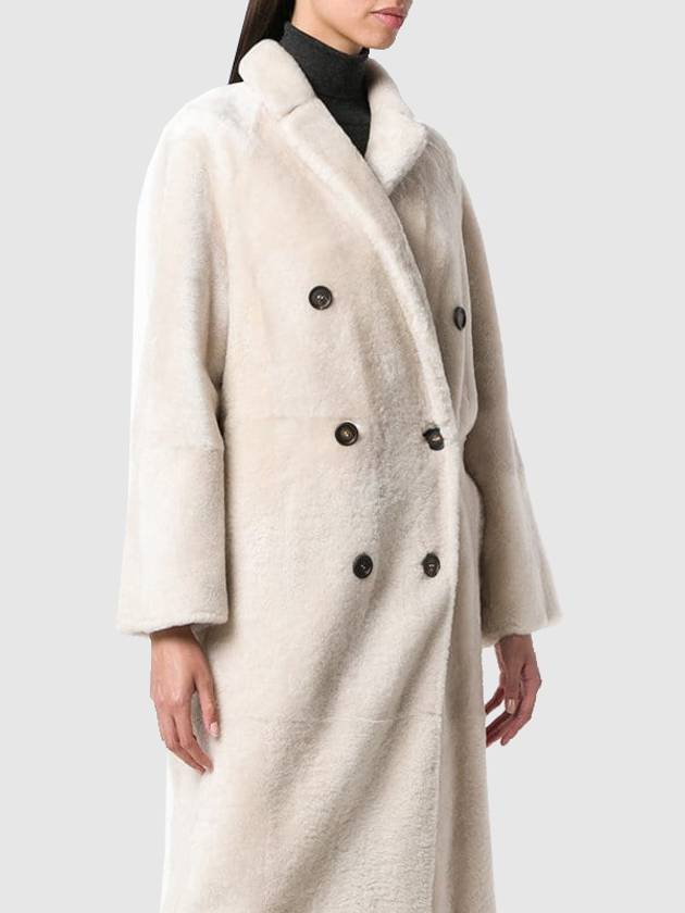 Reversible Shearing Coat Beige - BRUNELLO CUCINELLI - BALAAN 10