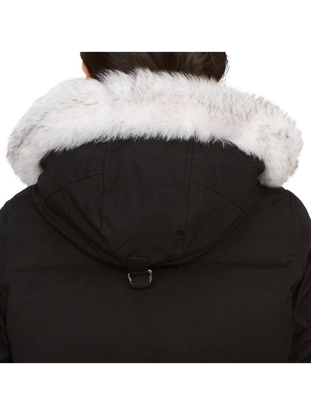 Original Threequarter Jacket White Fur Black - MOOSE KNUCKLES - BALAAN 11