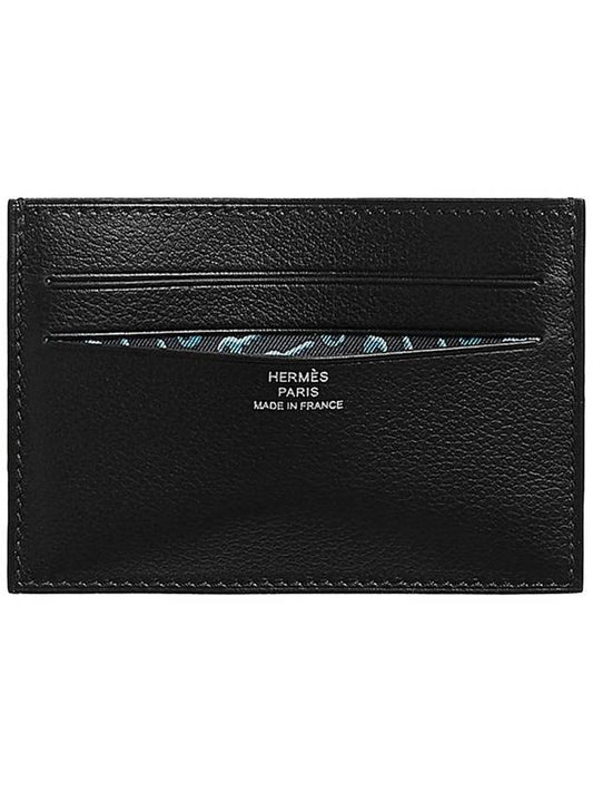 Citizen Twill Card Wallet Noir - HERMES - BALAAN 2