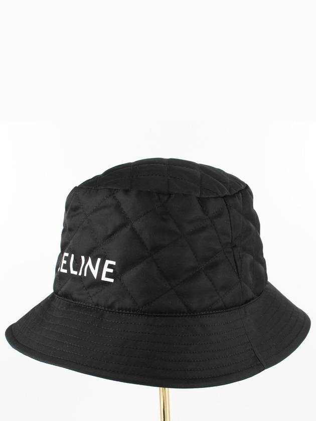 Diamond Quilted Bucket Hat L - CELINE - BALAAN 4