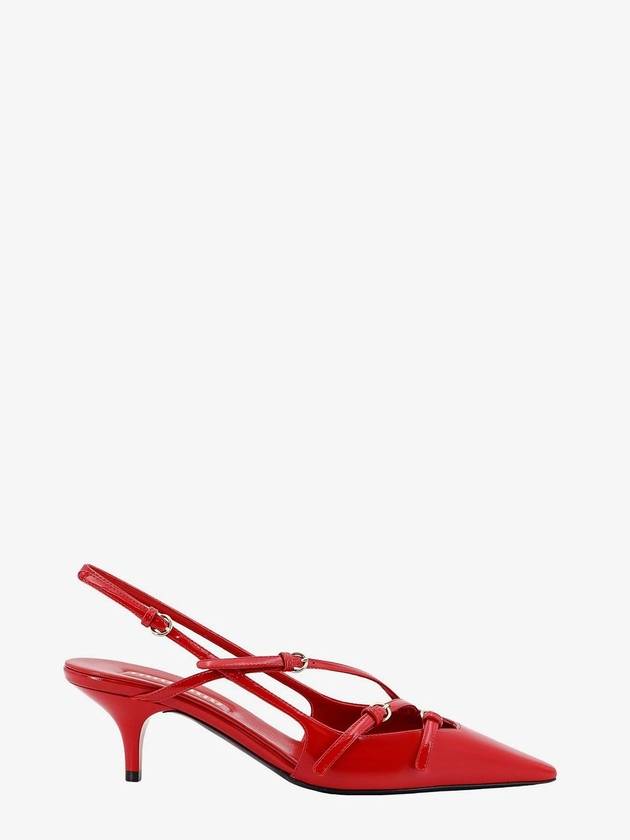 Patent Slingback Pumps WITH Buckle 5I013EFM055069F0011 B0651135350 - MIU MIU - BALAAN 1