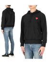 Men's Red Wappen Hood Black - COMME DES GARCONS - BALAAN 2