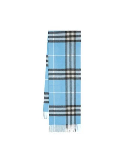 Classic Check Cashmere Muffler 8065041 - BURBERRY - BALAAN 2