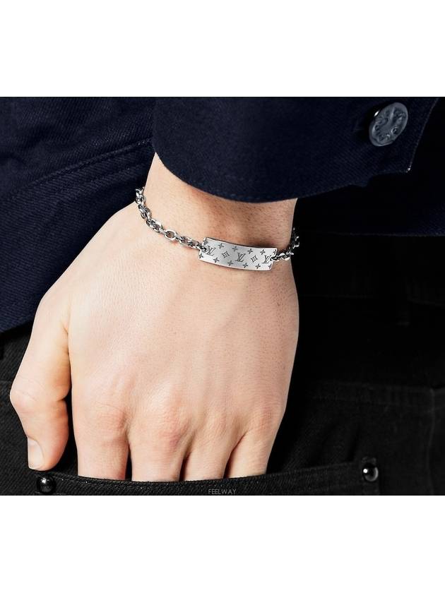 Monogram Bold Bracelet Silver - LOUIS VUITTON - BALAAN 3