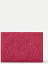 Rosalie Monogram Empreinte Coin Wallet Pink - LOUIS VUITTON - BALAAN 4