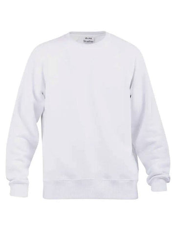 Studios Bag Reverse Label Sweatshirt White - ACNE STUDIOS - BALAAN.