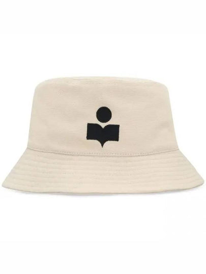 Haley Embroidered Logo Bucket Hat Ivory - ISABEL MARANT - BALAAN 2