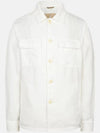 Men's Linen ShirtType Jacket MMCON5T61 100 - AT.P.CO - BALAAN 9