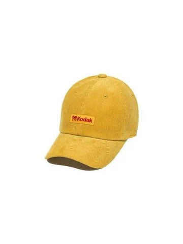 KODAK Apparel corduroy ball cap YELLOW - KODO - BALAAN 1