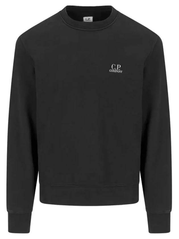 Lens Wappen Logo Sweatshirt Black - CP COMPANY - BALAAN 2