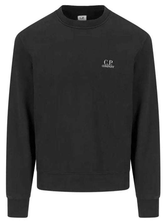 Lens Wappen Logo Sweatshirt Black - CP COMPANY - BALAAN 2