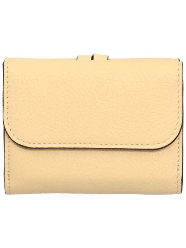 Alphabet Small Half Wallet Soft Yellow - CHLOE - BALAAN 4