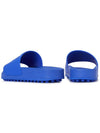 T Logo Flat Slippers Blue - TOD'S - BALAAN.