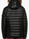 Loom Woven Chambers R-Nylon Down-TC Light Hoodie Down Jacket Black - STONE ISLAND - BALAAN 4