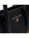 Women's Avril Small Satchel Leather Tote Bag Black - MICHAEL KORS - BALAAN 7