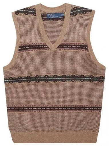 Fair Isle Wool Sweater Vest - POLO RALPH LAUREN - BALAAN 1