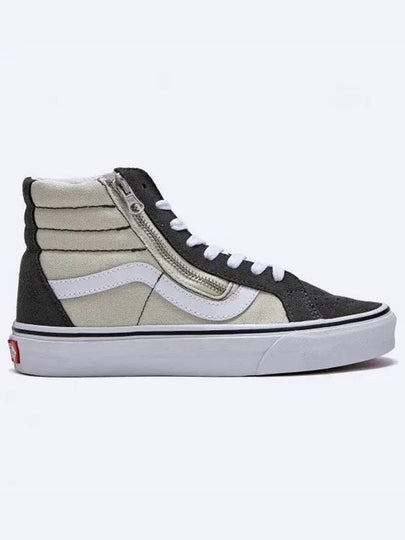 Skate High Reissue Side Zip Tan White VN0007NZTWH1 - VANS - BALAAN 1