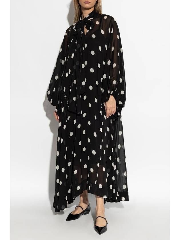 Zimmermann Polka Dot Dress, Women's, Black - ZIMMERMANN - BALAAN 3