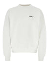 Embroidered Logo Sweatshirt White - OFF WHITE - BALAAN 1