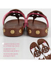 Miller Cloud Coin Flip Flop Sandals Natural Tan - TORY BURCH - BALAAN.