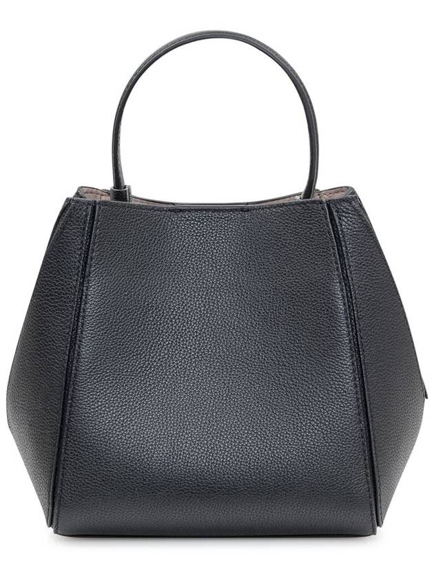 Mcgraw Logo Small Bucket Bag Black - TORY BURCH - BALAAN 5