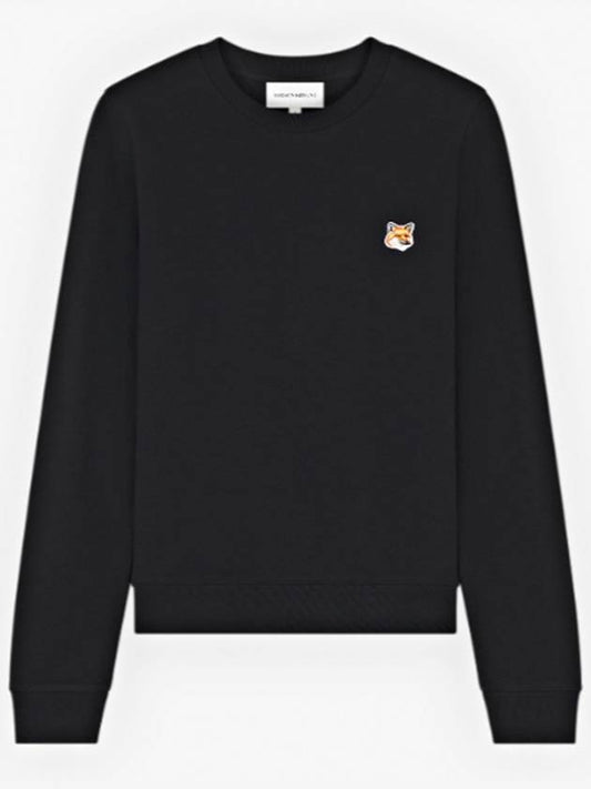 Fox Head Patch Adjusted Sweatshirt Black - MAISON KITSUNE - BALAAN 2