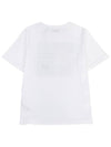 Kids Logo Print Short Sleeve T-Shirt White - BURBERRY - BALAAN 3