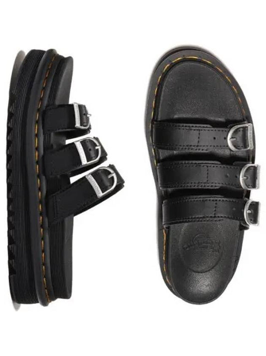 Blair Leather Sandals Slippers Black - DR. MARTENS - BALAAN 2