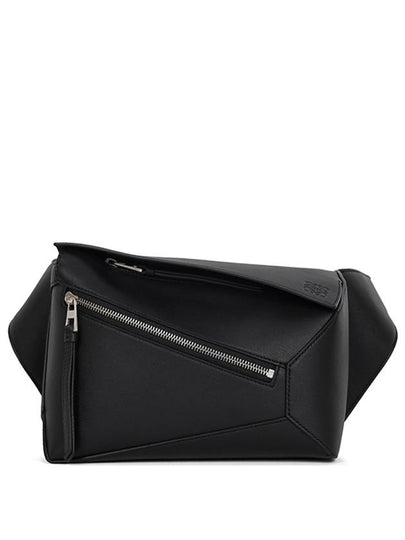 Puzzle Small Calfskin Belt Bag Black - LOEWE - BALAAN 2