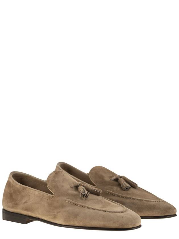 Suede moccasins with tassels - BRUNELLO CUCINELLI - BALAAN 4