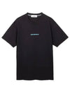 Micro Graphics One Print Short Sleeve T Shirt Black - STONE ISLAND - BALAAN 2