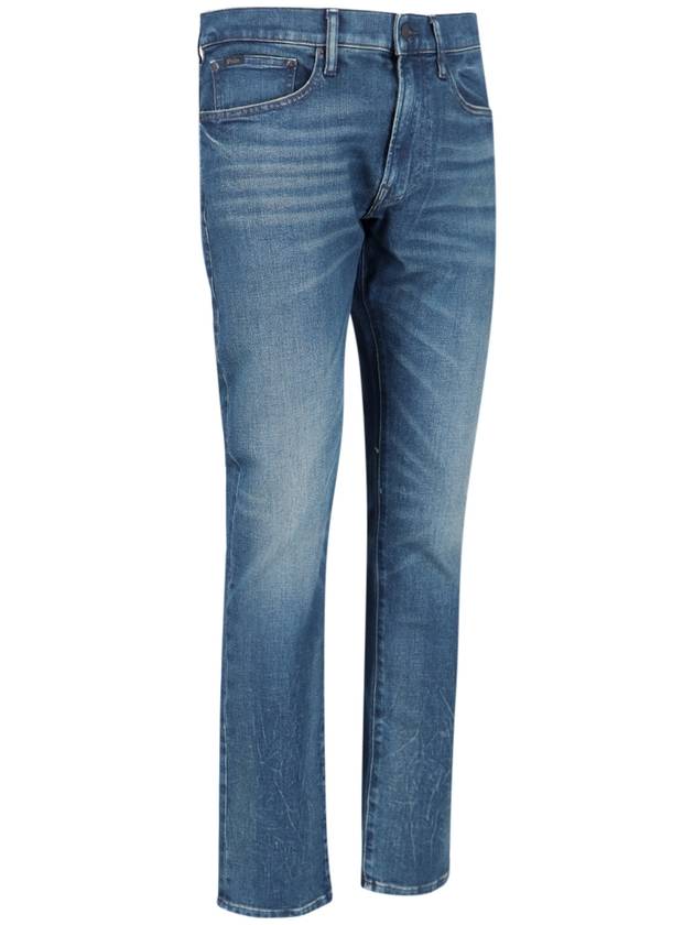 Low Rise Slim Fit Jeans Blue - POLO RALPH LAUREN - BALAAN 3