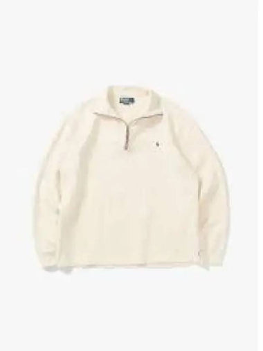 Cotton quarter zipper sweater white 1236799 - POLO RALPH LAUREN - BALAAN 1