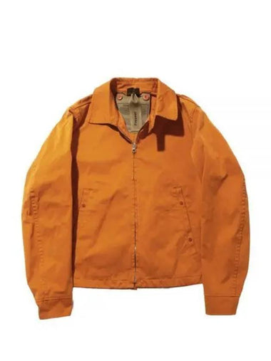 Freezer Ultra Light Cotton Zip-up Jacket Orange - TEN C - BALAAN 1