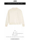 Tone On Tone Mini Logo Round Neck Sweatshirt Beige - AMI - BALAAN 3