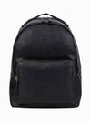 JEANS Men s Black CKJ Monogram Soft Center Zipper Backpack HH4088 UB1 - CALVIN KLEIN - BALAAN 2