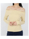 Women's Sierra Signature Long Sleeve T-Shirt Beige - JACQUEMUS - BALAAN 2