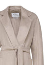 Ludmilla Belted Single Coat Sand - MAX MARA - BALAAN 4