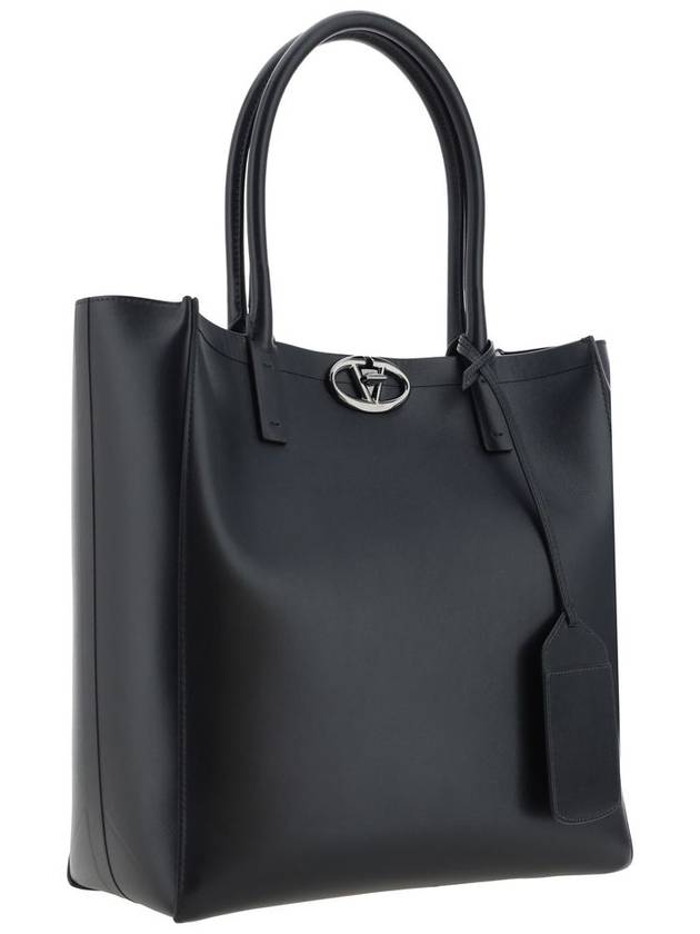 Garavani Logo Tote Bag Black - VALENTINO - BALAAN 3