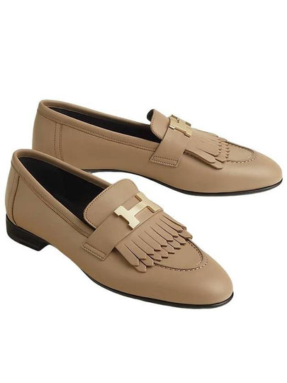 Royal Logo Loafer Beige - HERMES - BALAAN 2