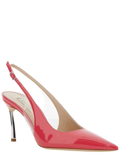 'Superblade Tiffany' Pink Slingback Pumps With High Heel In Patent Leather Woman - CASADEI - BALAAN 2