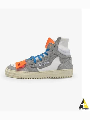 Off White Court 3 0 High Top Sneakers Multicolor OWIA112S23LEA0050172 - OFF WHITE - BALAAN 1