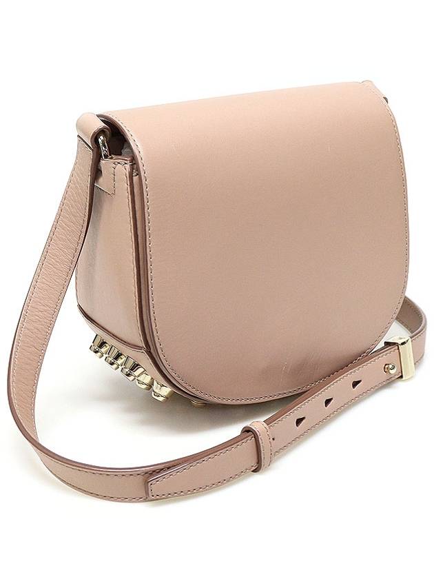 20R0192 Beige pink calfskin pale gold Lia mini cross bag - ALEXANDER WANG - BALAAN 3