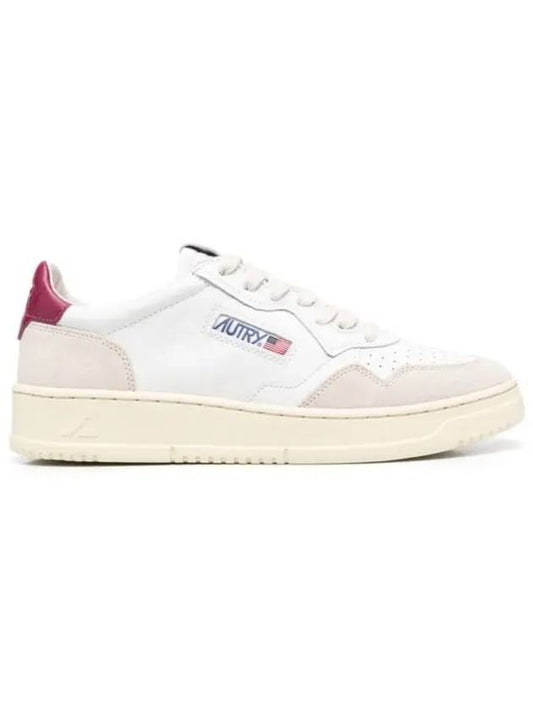 Medalist Suede Red Tab Low Top Sneakers White - AUTRY - BALAAN 2