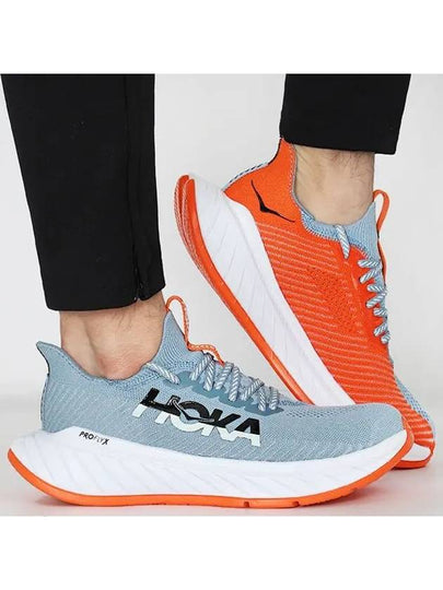 Carbon X 3 Low Top Sneakers Blue - HOKA ONE ONE - BALAAN 2